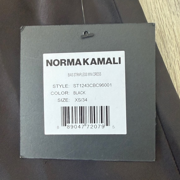 Norma Kamali Mini Bias Strapless Dress - Picture 7 of 10